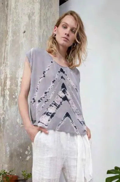 Laura Siegel Chevron Resist Tank