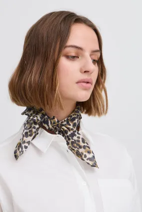 LEOPARD NECK SCARF