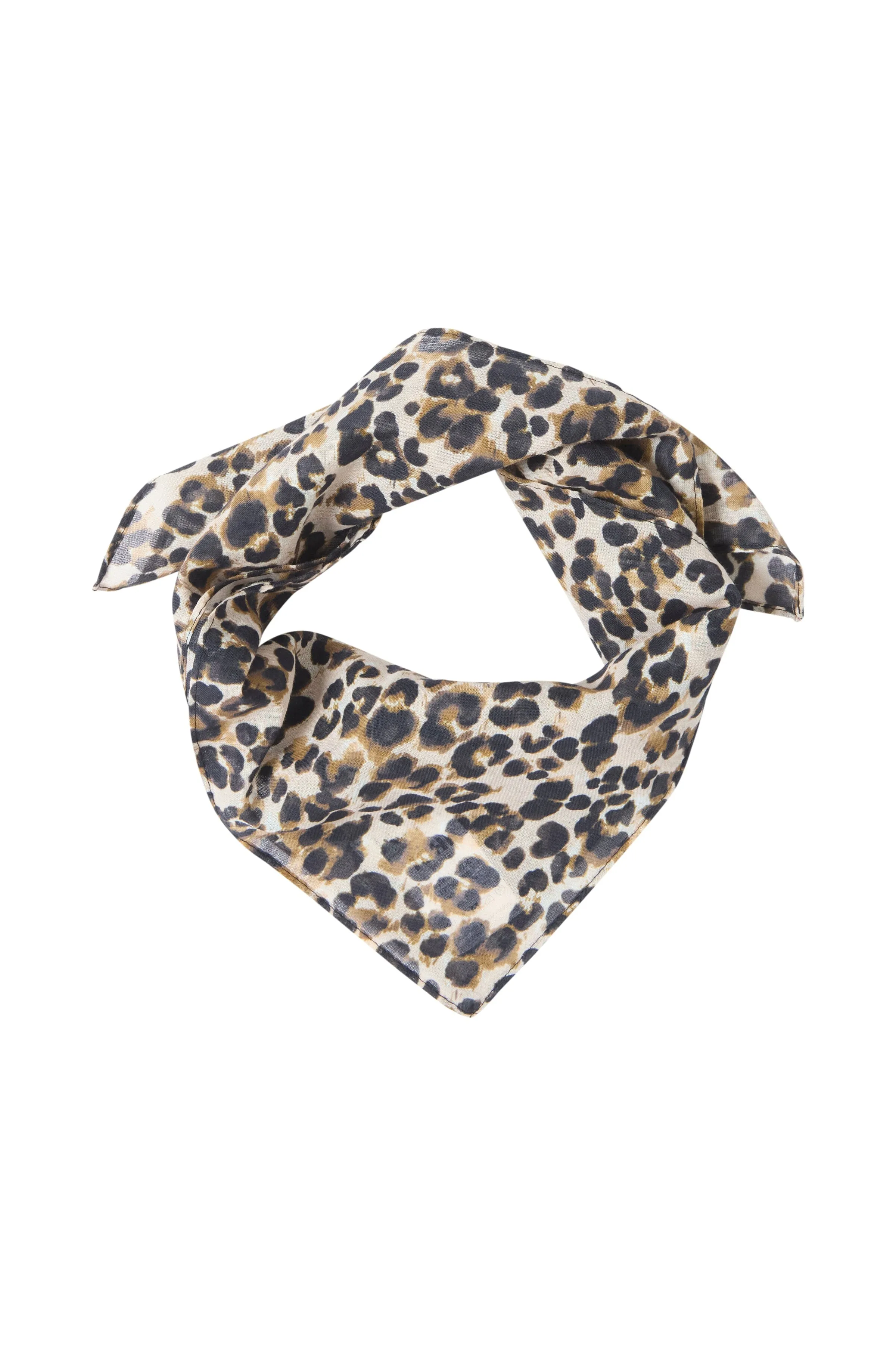 LEOPARD NECK SCARF