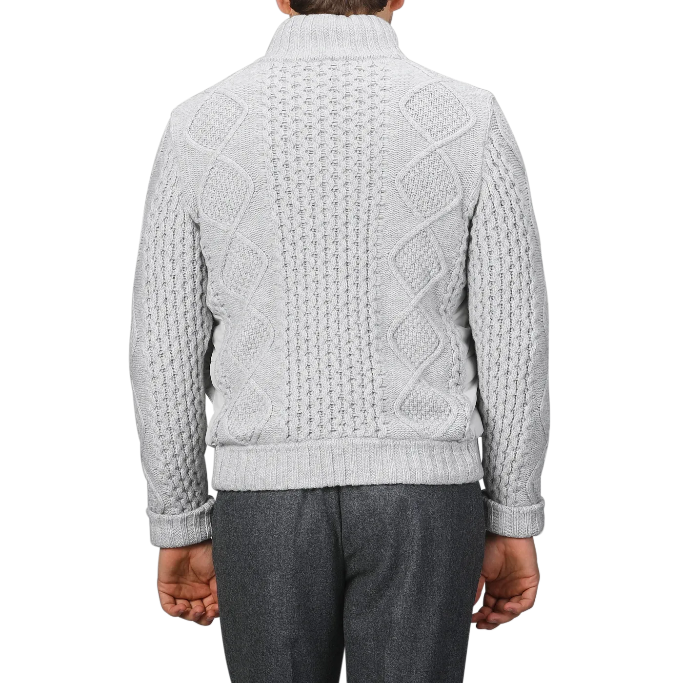 Light Grey Wool Whistler Padded Jacket