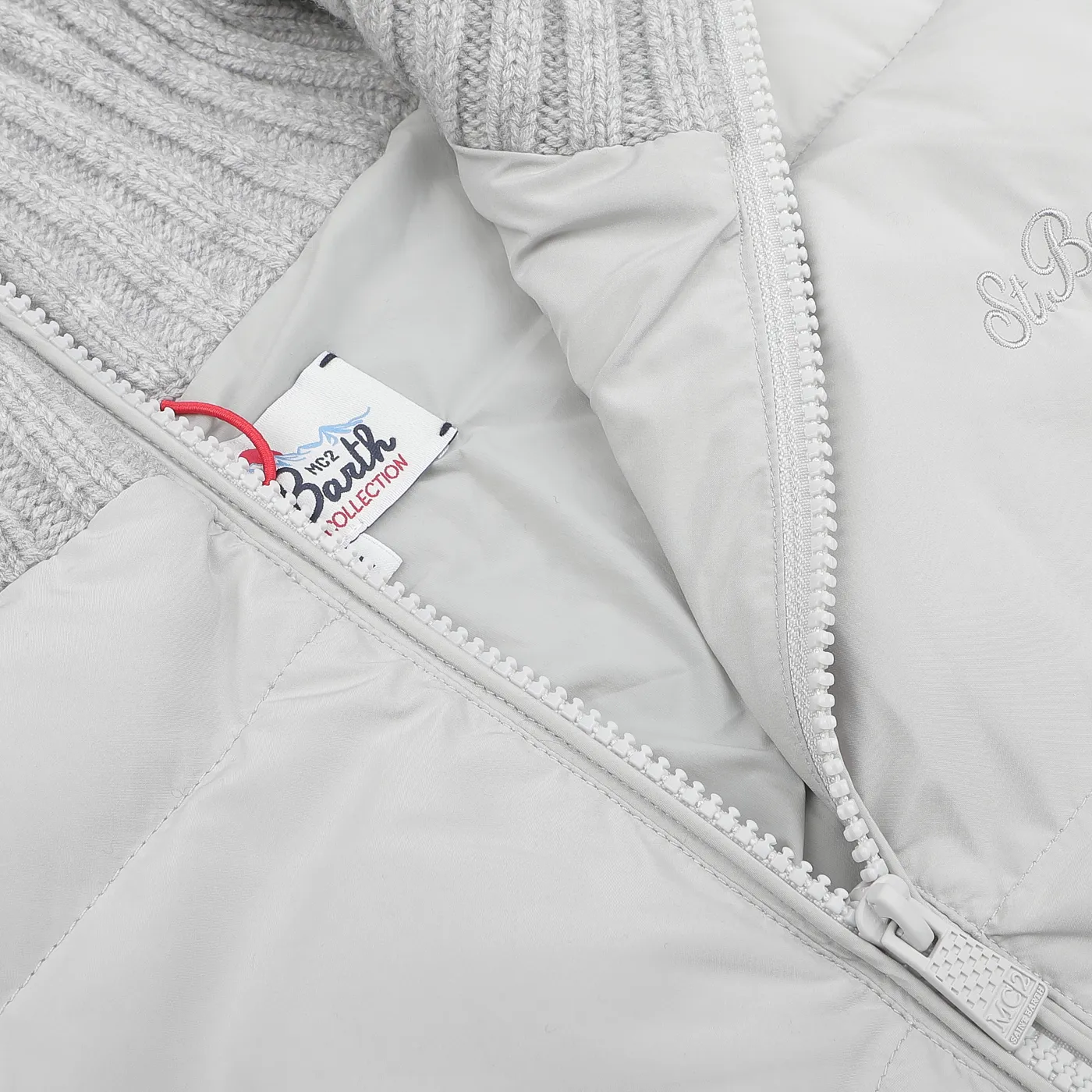Light Grey Wool Whistler Padded Jacket