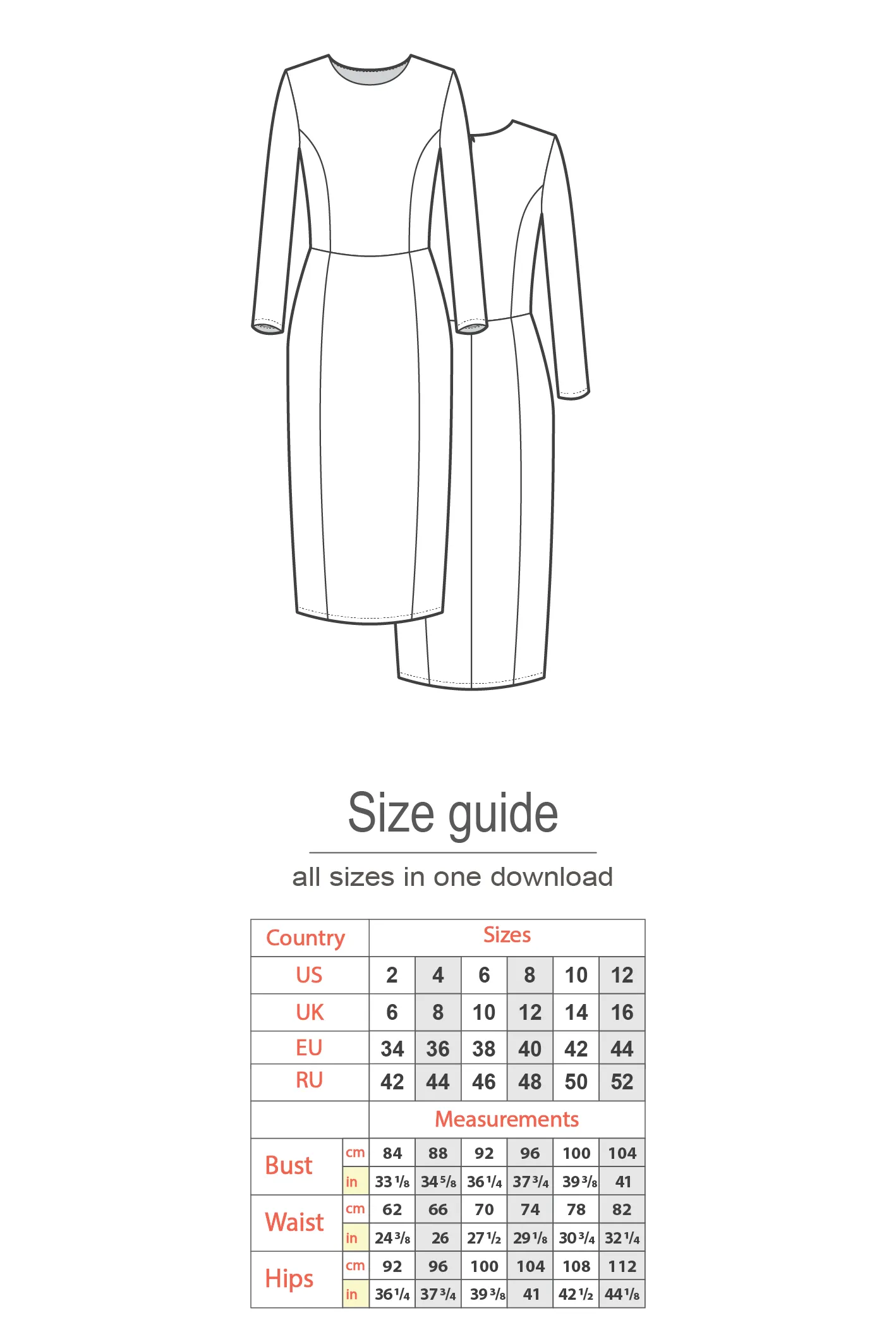 Long Sleeve Knit Dress #3107