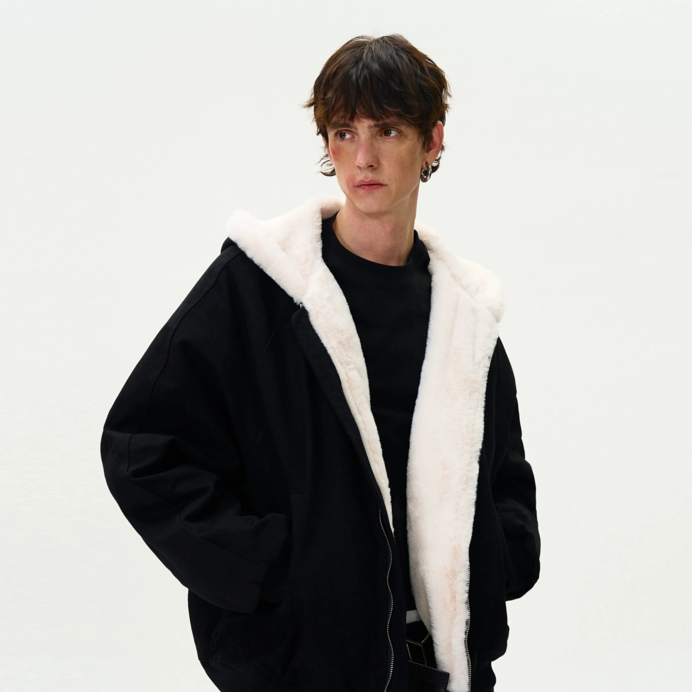 Madwitch Fleece-lined Warm Padded Jacket
