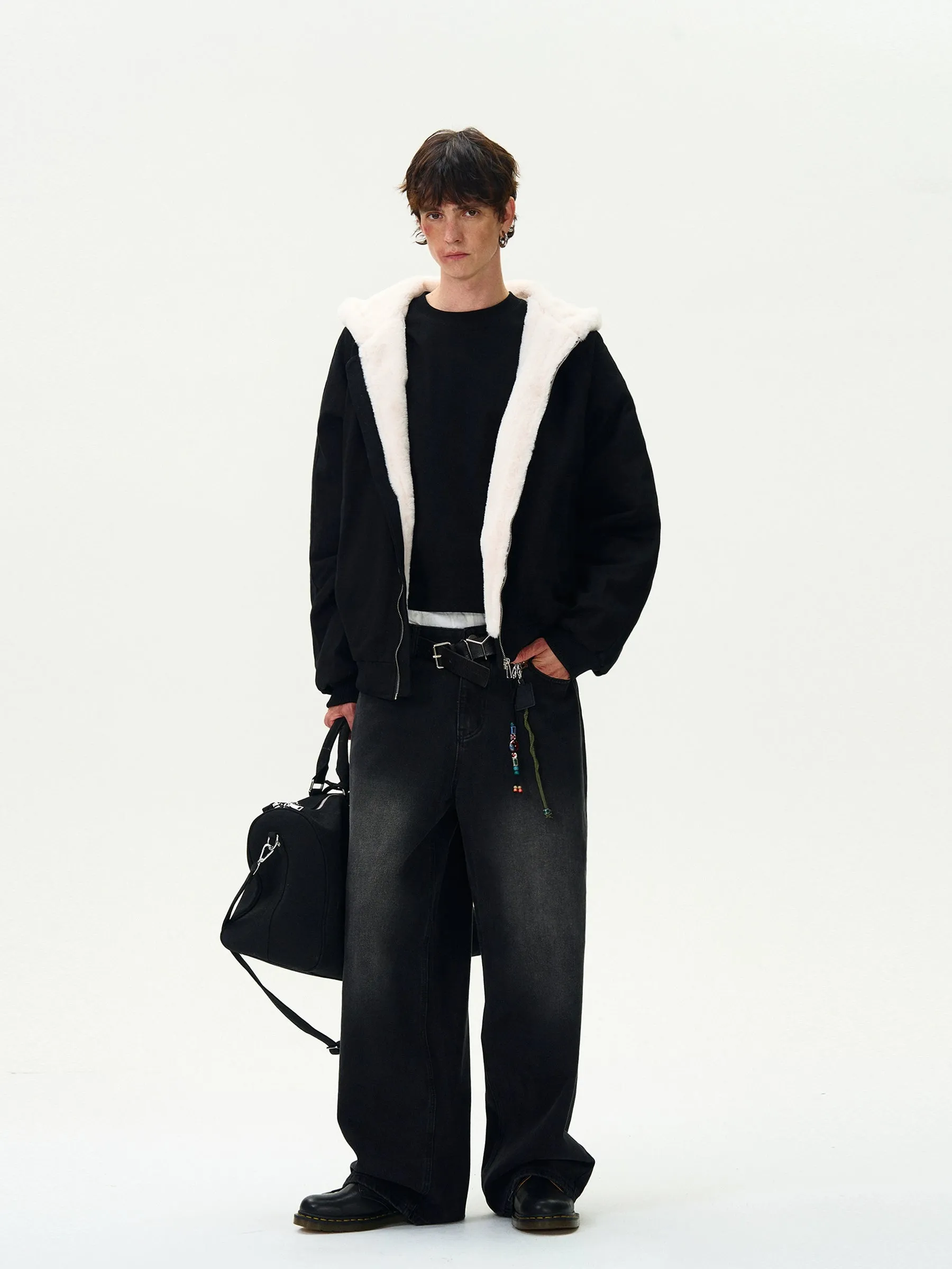 Madwitch Fleece-lined Warm Padded Jacket