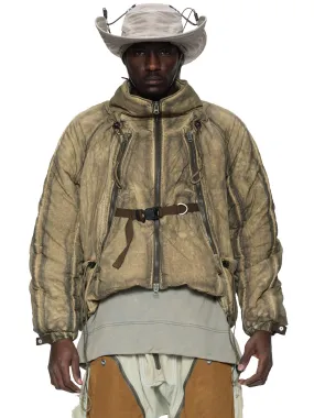 Manta Cargo Quilted Bomber Jacket
