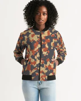 Military Red Women's Bomber Jacket