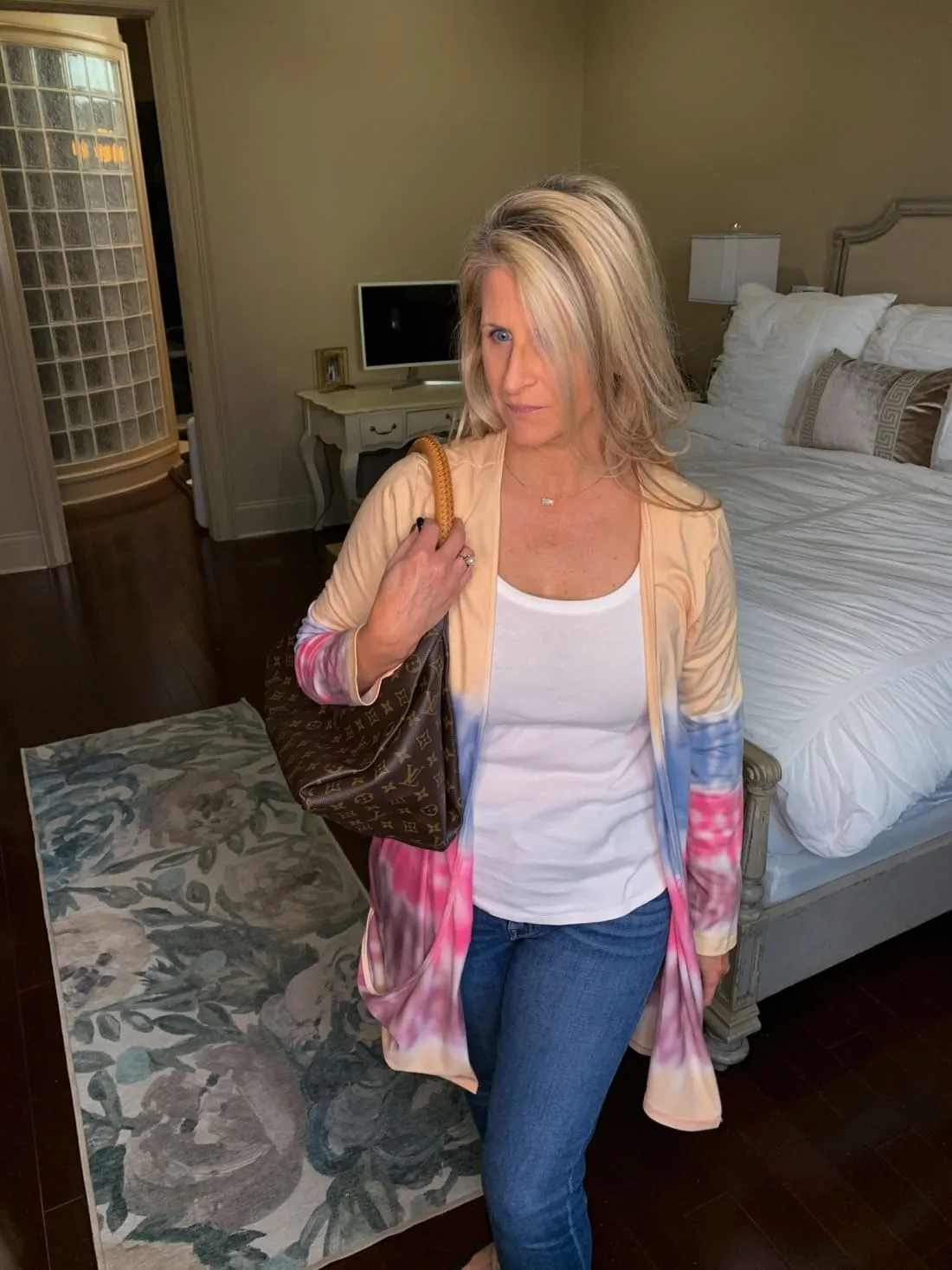Monica Tie Dye Open Cardigan