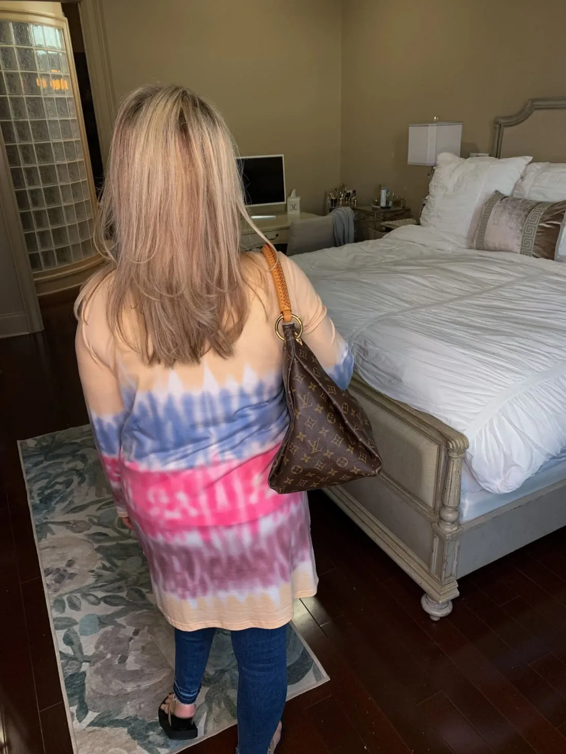 Monica Tie Dye Open Cardigan