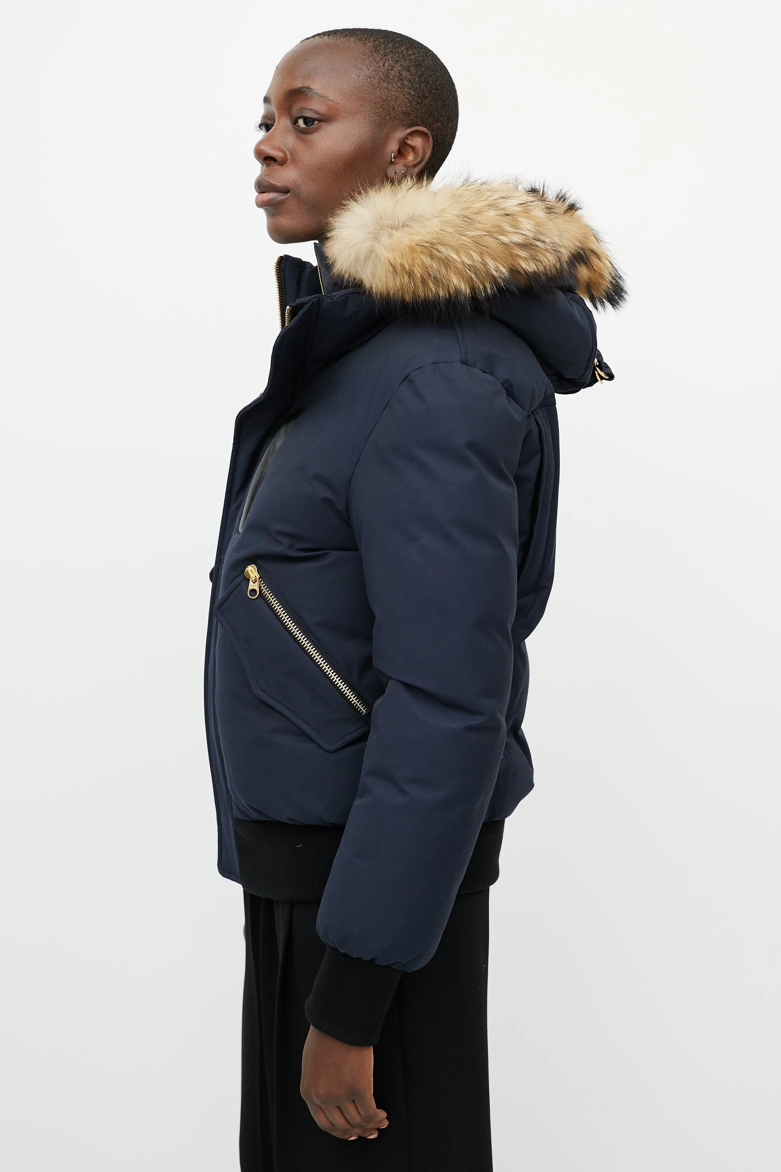 Navy Dixon Bomber Jacket