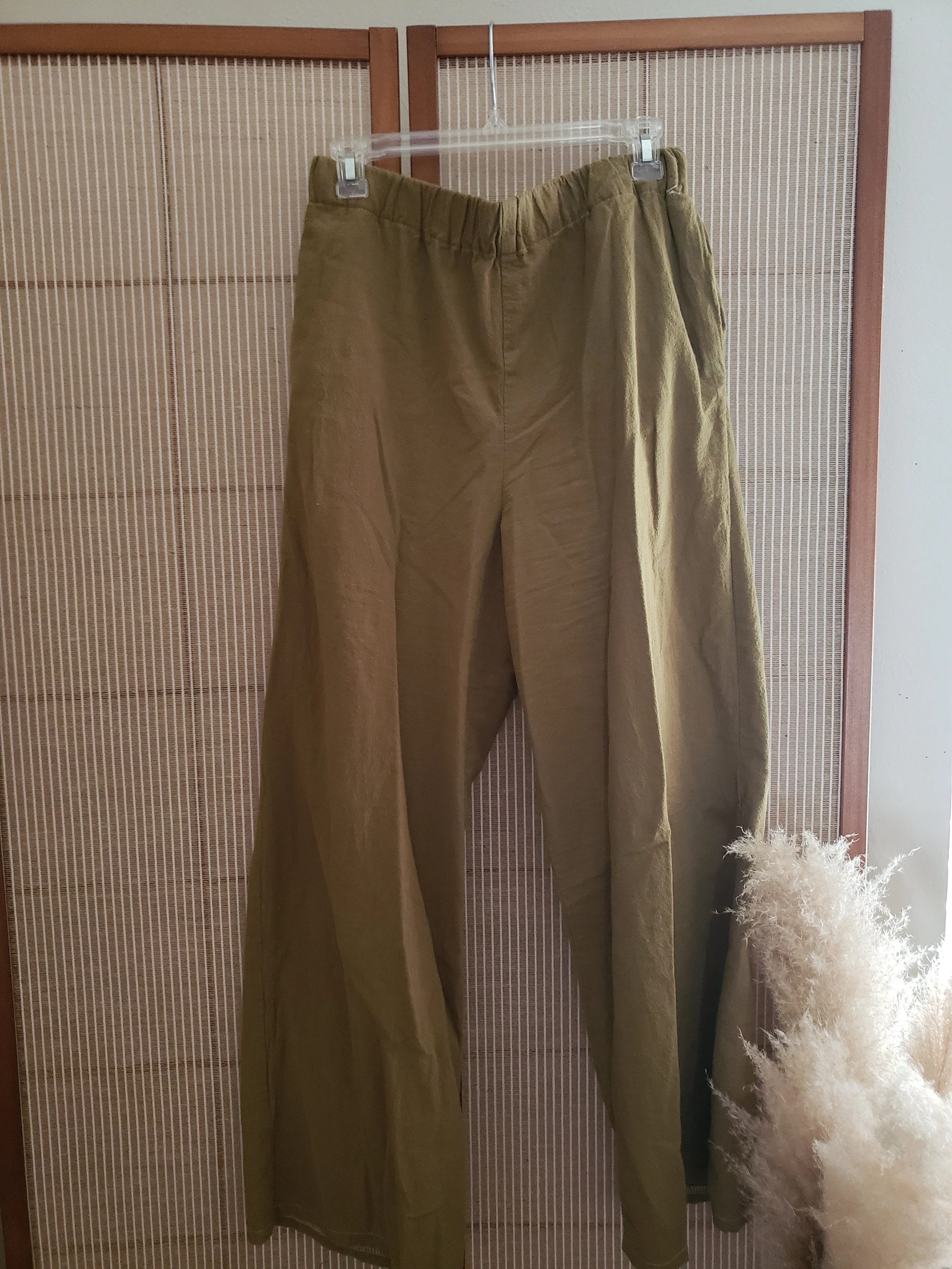 Ochre Iris Tiered Dress and Pant Set
