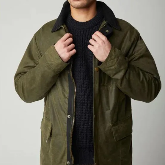 Olive Wax Clifton Jacket