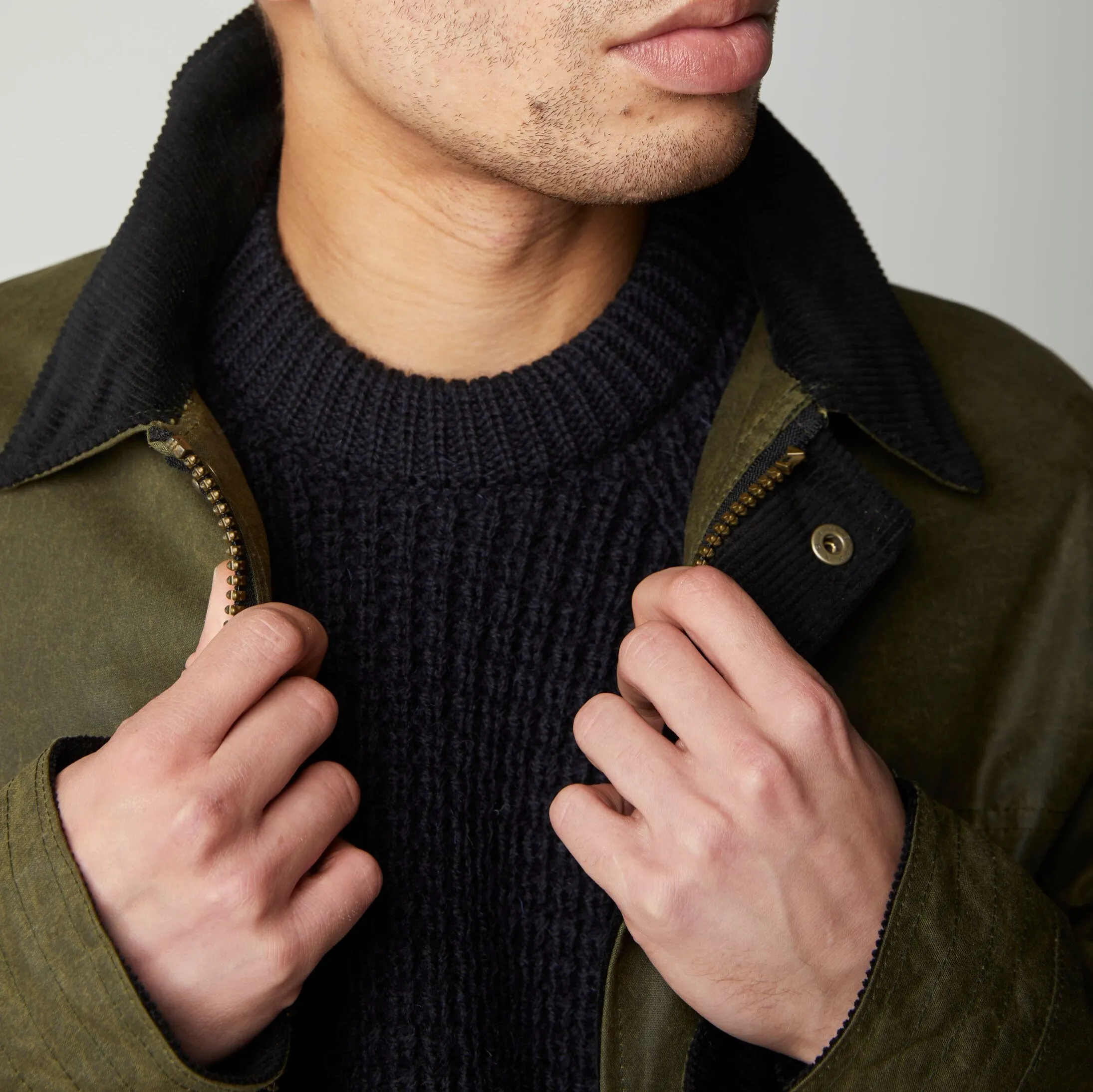 Olive Wax Clifton Jacket