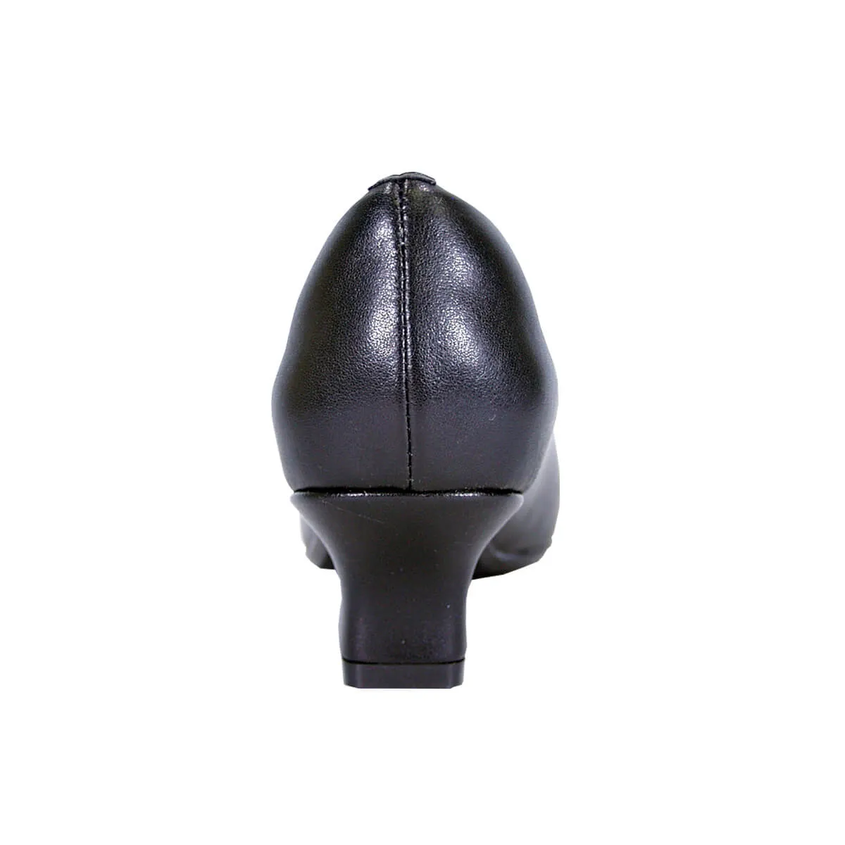 PEERAGE Leela Women's Wide Width Low Heel Leather Pumps