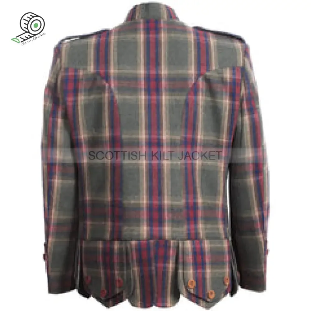 Red Waistcoat and Ettrick Tweed Sheriffmuir Jacket