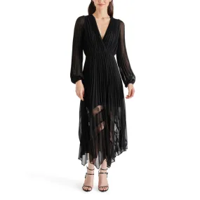 Steve Madden Ari Pleated Chiffon Midi Dress