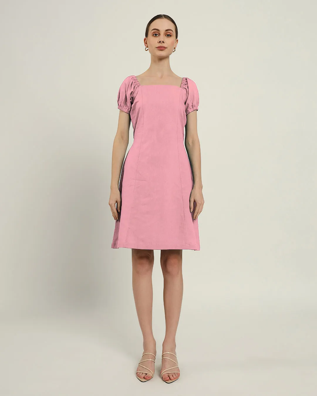 The Arar Fondant Pink Cotton Dress