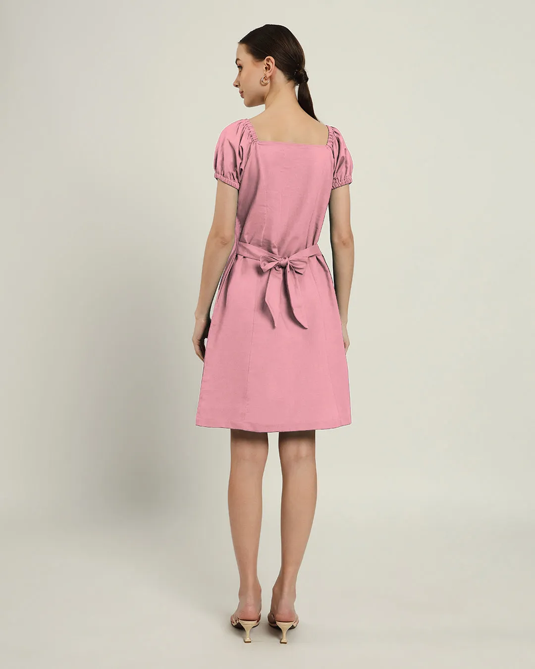 The Arar Fondant Pink Cotton Dress