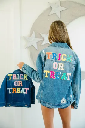 TRICK OR TREAT DENIM JACKET