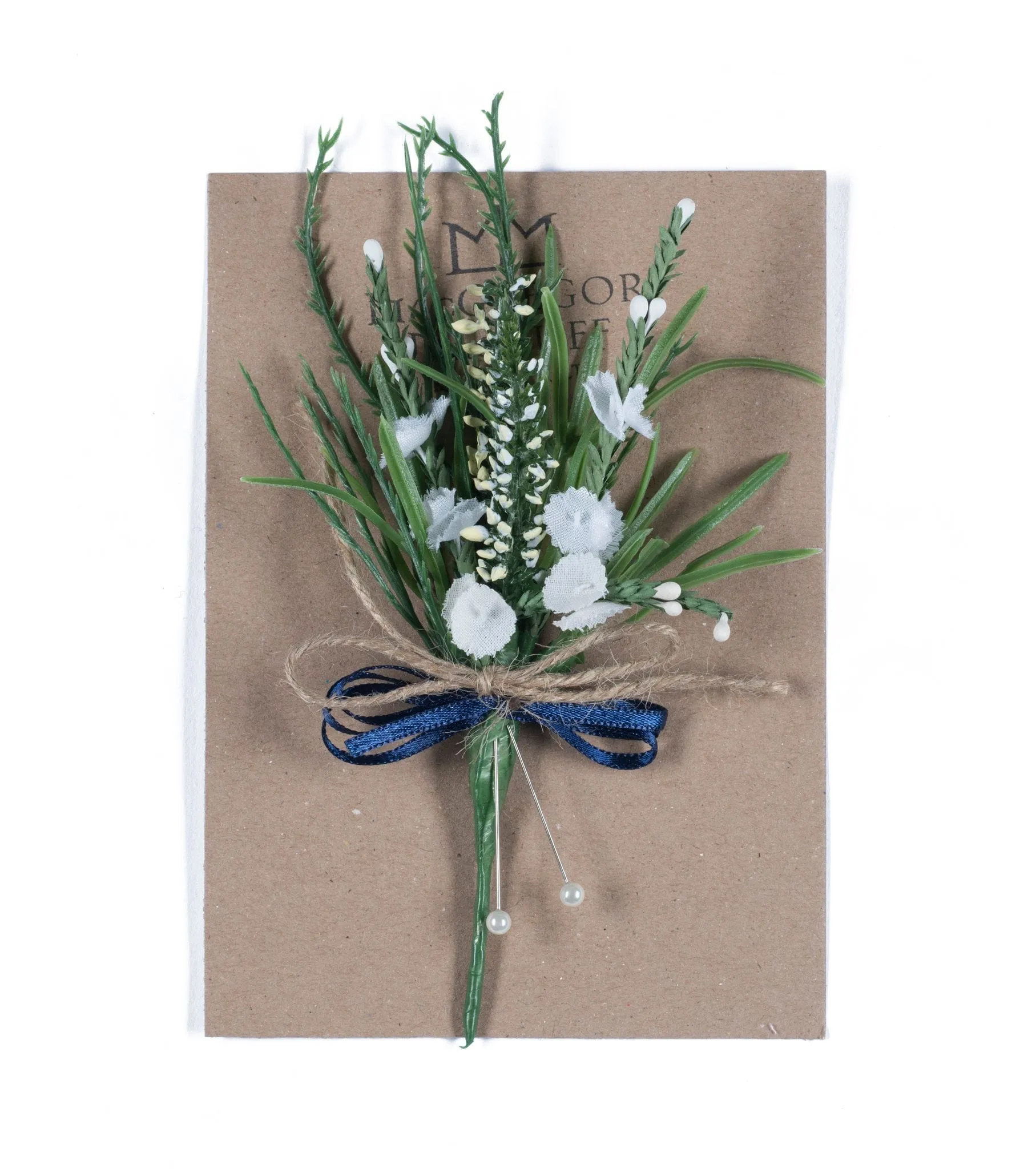 White Heather Buttonhole