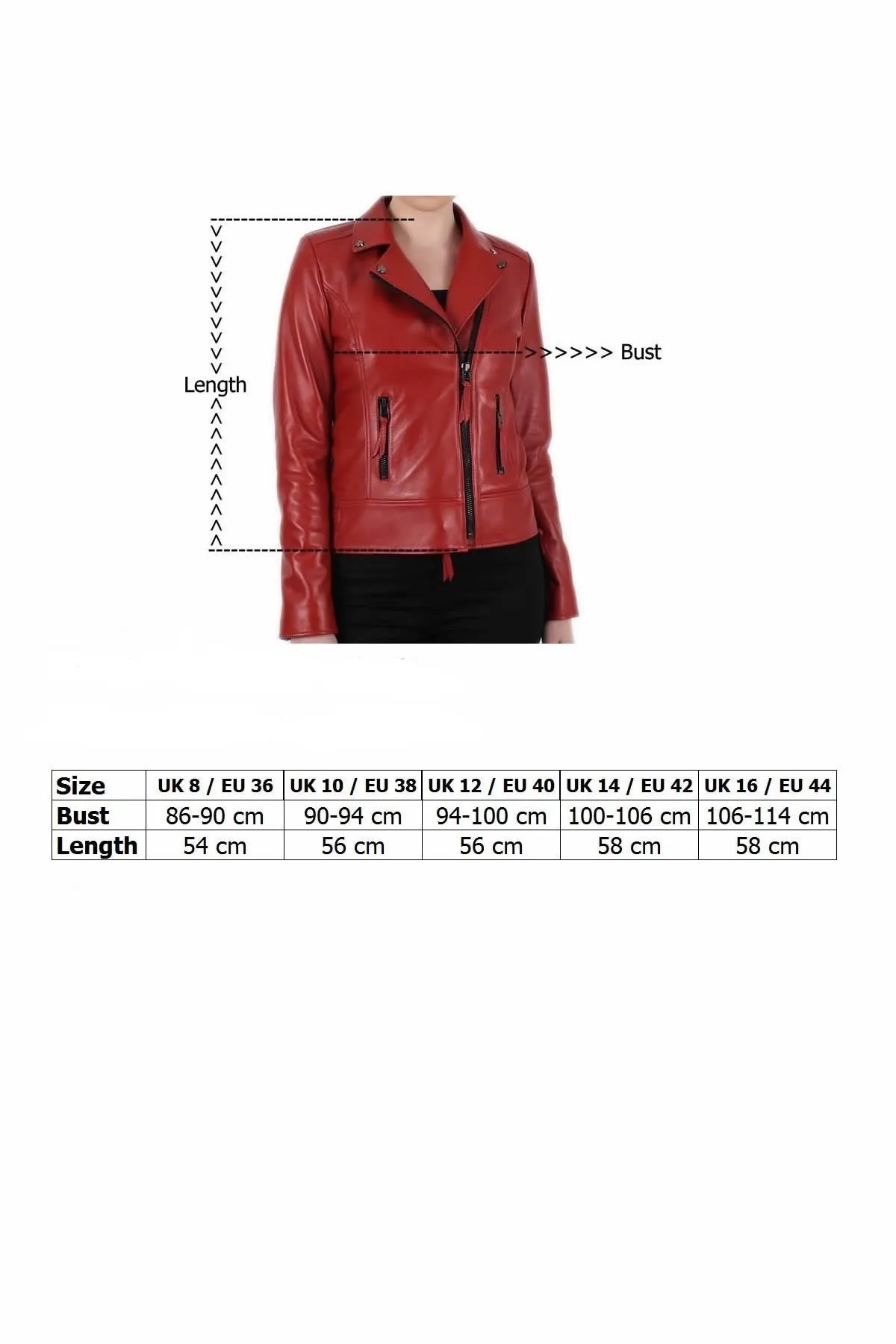 WOMEN’S BLACK CLASSIC BIKER LEATHER JACKET