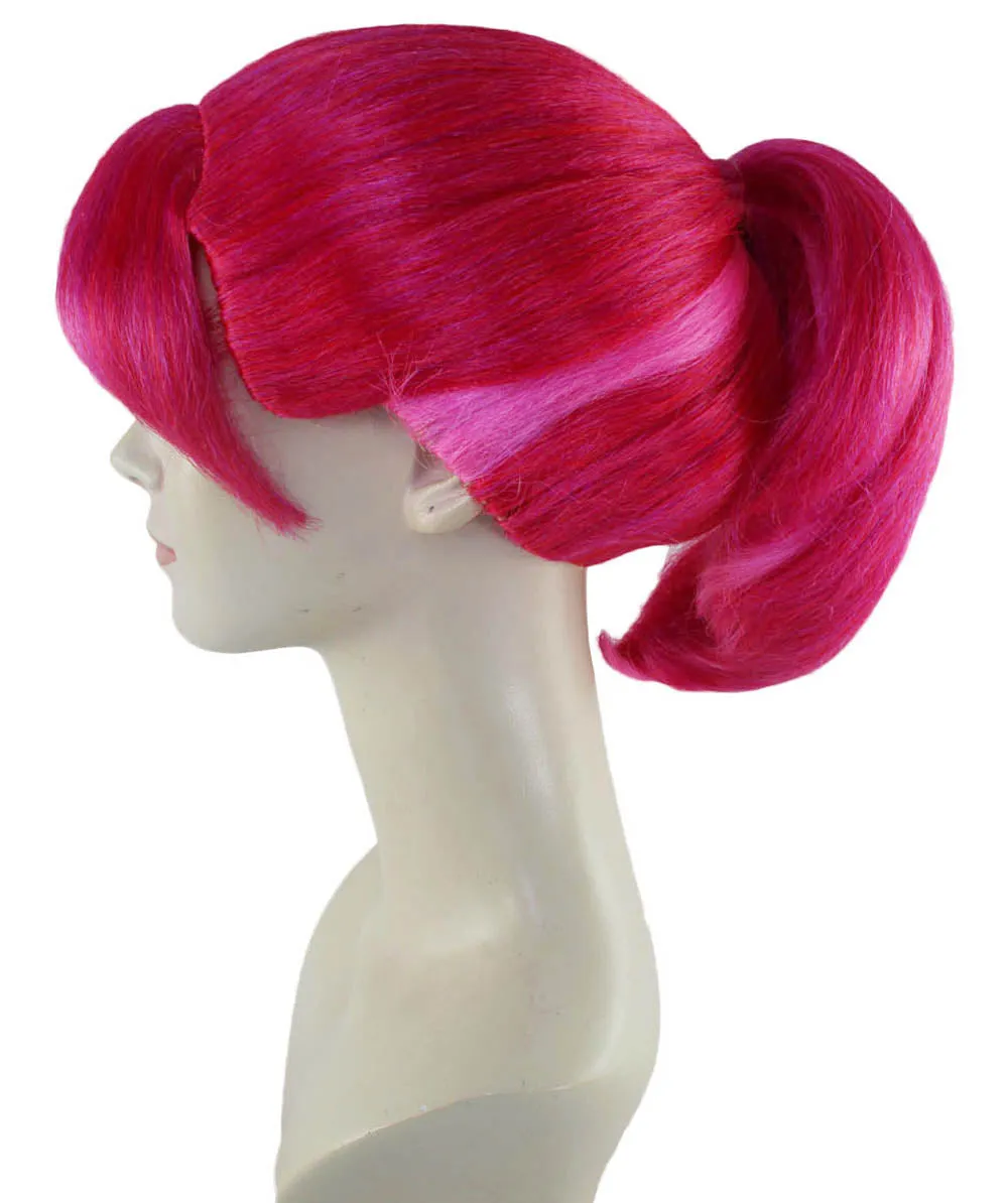 Womens Online Game Wig | Pink Video Game Wigs | Premium Breathable Capless Cap