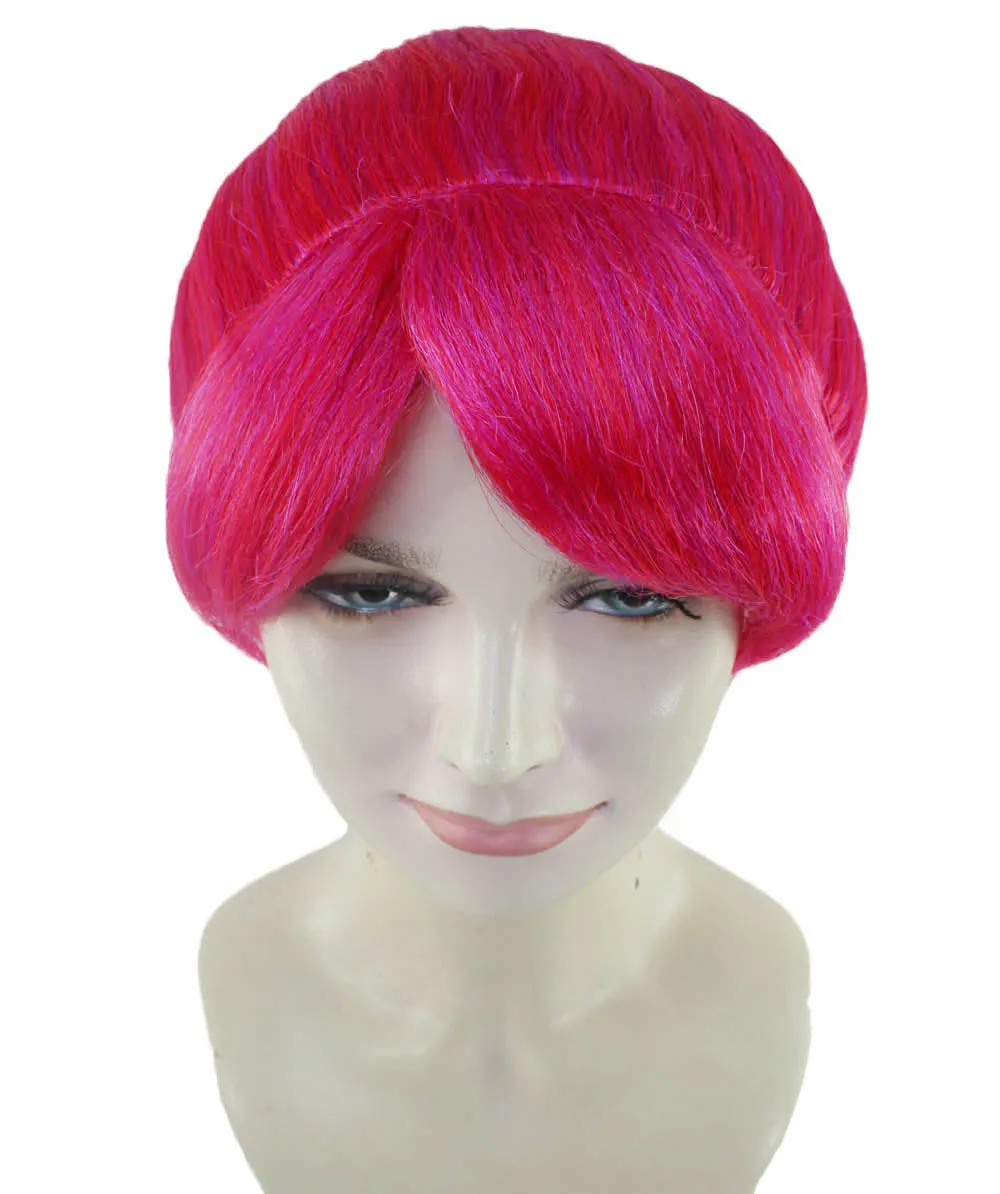 Womens Online Game Wig | Pink Video Game Wigs | Premium Breathable Capless Cap