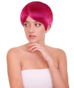 Womens Online Game Wig | Pink Video Game Wigs | Premium Breathable Capless Cap