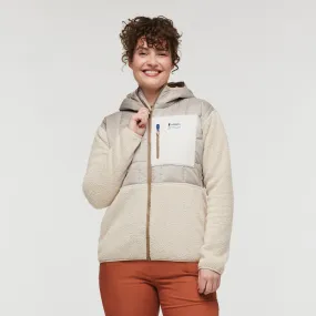 Women's Trico Hybrid Hooded Jacket - Oatmeal/Cream
