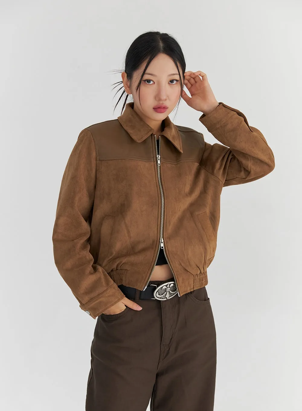 Zip-Up Bomber Jacket CS321