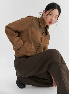 Zip-Up Bomber Jacket CS321