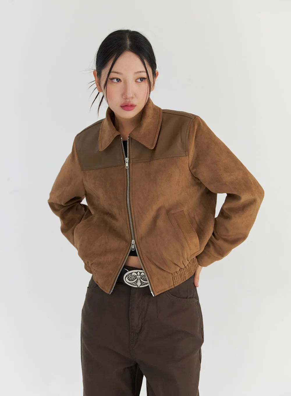 Zip-Up Bomber Jacket CS321